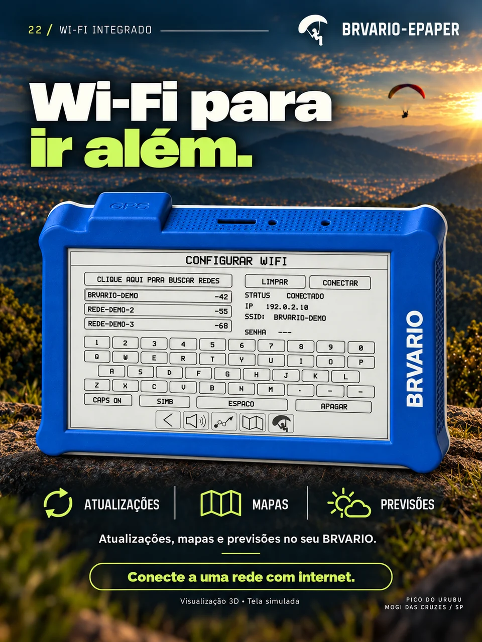 Arte de divulgação: Conectividade